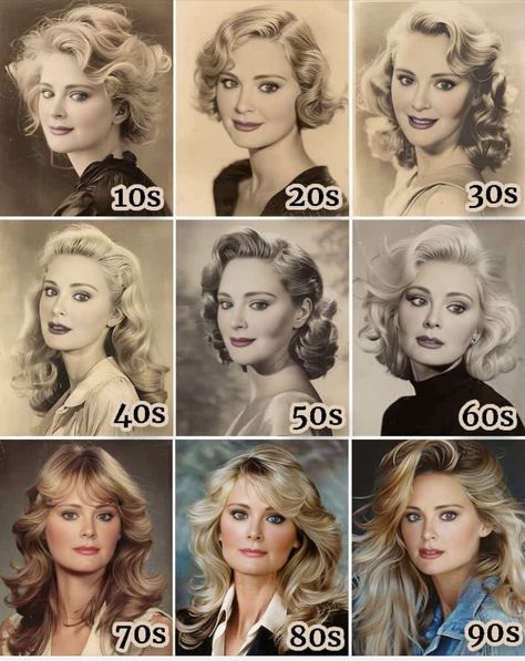 Hair 1920s Hairstyles, Mixed Makeup, Fashion Through The Decades, Classic Hollywood Glamour, Hair Curling Tips, Cute Eye Makeup, Layered Haircuts For Medium Hair, Cool Makeup Looks, Haircuts For Medium Hair