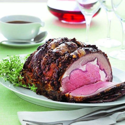 Crusted Prime Rib Recipe, Christmas Roast, Ribeye Roast, Sirloin Tip Roast, Horseradish Cream, Prime Rib Recipe, Prime Rib Roast, Rib Roast, Beef Tenderloin