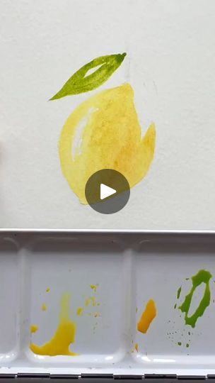 Lighter Art, Color Lessons, Watercolor Lemon, Lemon Watercolor, Lemon Uses, Artist Watercolor, Rejoice And Be Glad, Watercolor Lessons, Watercolor Techniques