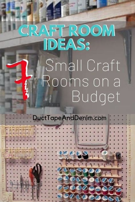 She Shed Craft Room Ideas, Craft Room Ideas On A Budget, She Shed Craft Room, Small Sewing Rooms, Craft Room Ideas, Craft Room Organization Diy, Craft Organisation, Small Craft Rooms, Craft Shed