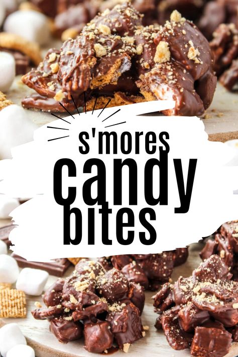 S’mores Candy Bites, fun little s’mores treats that are a great addition to summer picnics, parties, or potlucks! S’more Balls, S'mores Bites, S’more Snack, S’mores Bites Recipe, S’more Bites Recipe, S’mores Balls, S’mores Candy, S’more Bites, S’mores Bites