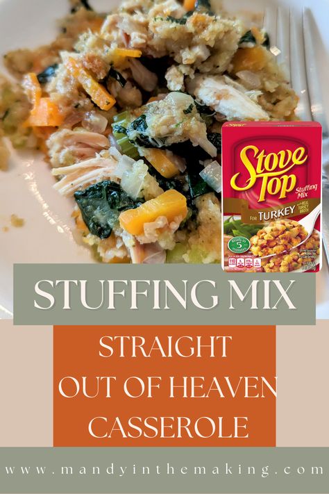 Straight out of Heaven Casserole — Mandy in the Making | Meals & More on YouTube Mandy In The Making Recipes, Foul Recipe, Mandy In The Making, Stuffing Casserole, Stuffing Mix, Favorite Recipes Dinner, Pot Pies, Instant Pot Recipes Chicken, Chicken Main Dishes