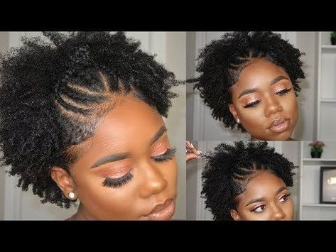 Hairstyle For Short Natural Hair, Medium Natural Hair Styles, Hairstyle For Short, Cabello Afro Natural, Short Natural Hair, Twa Hairstyles, Natural Hair Twists, Pelo Afro, 4c Natural Hair