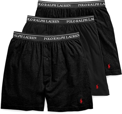 #POLO RALPH LAUREN #Mens #Classic Fit #Cotton Knit #Boxer #Shorts - 3 Pack Ralph Lauren Boxers, Pony Embroidery, Ralph Lauren Hats, Mens Boxer Shorts, Polo Pony, Ralph Lauren Mens, Mens Boxers, Ralph Lauren Sweater, Boxer Shorts