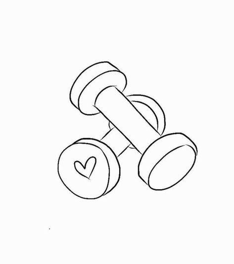 Gym Icon, Minimalist Tattoo Ideas, Gym Aesthetic, Wrist Tattoos For Women, Art Journal Therapy, Fitness Tattoos, Fitness Logo, Back Tattoos, Bullet Journal Doodles