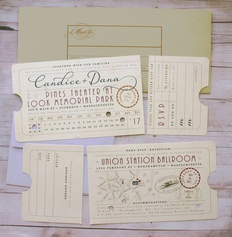 Punch Card Vintage Train Ticket Wedding Invitation Union | Etsy Train Ticket Wedding Invitations, Train Theme Wedding, Vintage Train Ticket, Steam Engine Train, Hp Wedding, Ticket Wedding Invitations, Wedding Invitations Card, Train Ticket, Train Theme