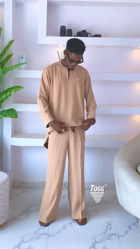 TOGG CLOTHING™ | This that you see here go fit you, AVAILABLE IN ALL COLORS | Instagram 2 Piece Outfit For Men, Men African Wear, Latest African Wear For Men, Senator Styles, Senator Wears, African Wear For Men, Guys Fashion Casual, Stylish Shirts Men, Nigerian Men Fashion