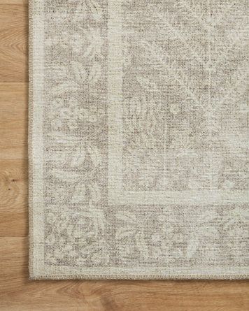 Rifle Paper Co. Rifle Paper Co. x Loloi Maison MAO-02 Bough Natural Rug | Wayfair Loloi Rugs Living Rooms, Poppy Rug, Beige Square, Flatweave Rug, Loloi Rugs, Room Redo, Living Room Area Rugs, Metal Mirror, Nursery Rugs