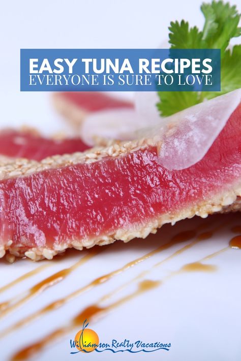 Try making one of these tuna recipes for your family during your next Ocean Isle Beach vacation. Seared Ahi Tuna Recipe, Easy Tuna Recipes, Ahi Tuna Recipe, Seared Ahi Tuna, Tuna Recipe, Spicy Tuna Roll, Seared Ahi, Seafood Menu, Fresh Tuna