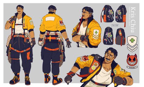 Mechanic Character Design, Mechanic Character, Mechanic Clothes, Fantasy Story Ideas, Cyberpunk Armor, Ref Sheet, Armor Clothing, Cyberpunk Character, Concept Art Character