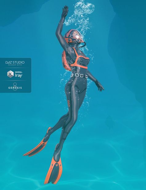 Diver Outfit, Diving Outfit, Diver Costume, Scuba Tank, Uniform Costume, Sea Diving, Deep Sea Diving, Best 3d Printer, Best Scuba Diving