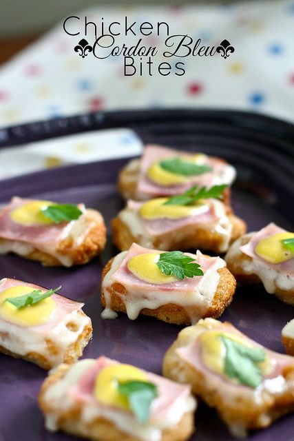 Chicken Cordon Bleu Bites with @Lorraine Siew Siew Cheese Chicken Nugget Cordon Bleu, Chicken Nugget Appetizers, Cordon Bleu Bites, Chicken Cordon Bleu Bites, Easy Chicken Cordon Bleu, Frozen Chicken Nuggets, Chicken Nugget, Chicken Cordon, Chicken Cordon Bleu