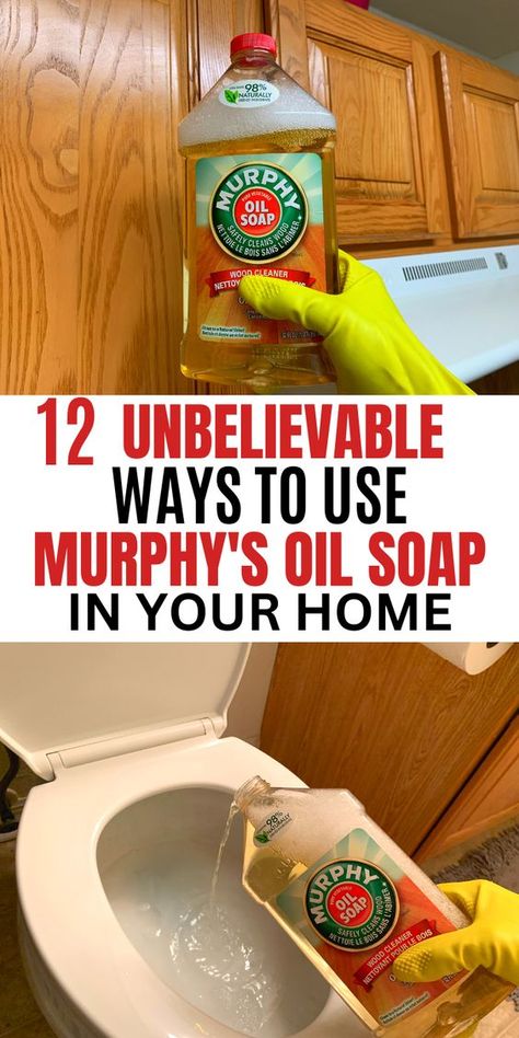 Here are some murphy's oil soap hacks that will definately come in handy. #cleaninghacks #deepcleaninghacks Murphy Oil Soap, Murphys Oil Soaps, Clean Hacks, Shower Cleaning, Diy Cleaning Solution, Easy Cleaning Hacks, Homemade Cleaning Solutions, Homemade Cleaners, Cleaning Stuff