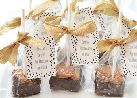 Elevate Homemade Fudge Into Wow-Worthy Gifts | Sea Salt Caramel Fudge Fudge Wrapping Ideas, Fudge As Gifts Packaging Ideas, Christmas Fudge Packaging Ideas, How To Package Fudge To Sell, Truffle Gift Packaging, Fudge Christmas Gift Packaging, Brownie Packaging, Salted Caramel Hot Chocolate, Bake Sale Packaging