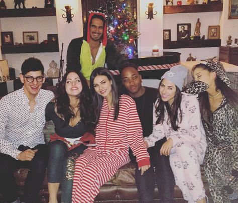 Onesie Party, Hollywood Arts, Christmas Pajama Party, Ariana Grande Facts, Victorious Cast, Daniella Monet, Sam & Cat, Miss You Guys, Sam And Cat