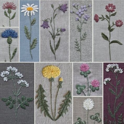 Fabelwald bei makerist - Profil und Werke Visible Mending, Diy Upcycle, Crewel Embroidery, Embroidery Flowers, Embroidery Stitches, Needlework, Shabby Chic, Cross Stitch, Bee