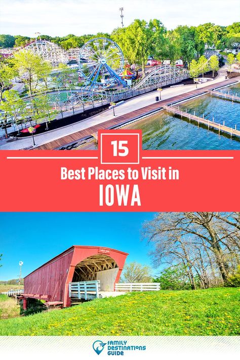 Want to see the most amazing and unique places in Iowa? We’re FamilyDestinationsGuide, and we’re here to help: From incredible sights to the coolest spots to check out, discover the BEST places to visit in Iowa - so you get memories that last a lifetime! #iowa #iowaplacestovisit #iowaplacestogo #iowaplaces #placesiniowa Iowa Road Trip, Iowa Travel, Prague Travel, Singapore Travel, Unique Places, Travel Bug, Island Travel, Best Places To Visit, Best Places To Travel