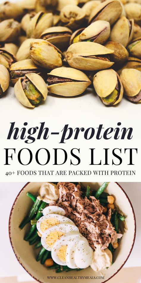 High-Protein Grocery List - Clean Healthy Meals