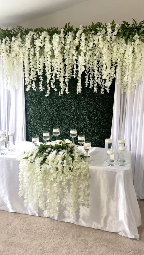 Emerald City Wedding, Wedding Background Decoration, Diy Wedding Backdrop, Wedding Backdrop Design, Wedding Backdrop Decorations, Wedding Stage Decorations, Backdrop Design, Wedding Decor Elegant, Stage Decorations