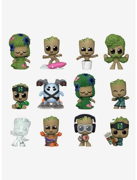 Funko Marvel I Am Groot Mystery Minis Blind Box Vinyl Figure, Room Ideas Kids, Funko Pop Store, Mini Yo, Groot Dancing, Groot Marvel, Funko Mystery Minis, Pop Vinyl Figures, I Am Groot, Mini Blinds