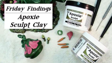 apoxie sculpt tutorial & tips by Sandy Huntress KeepsakeCrafts.net Memory Jug, Apoxie Sculpt, Sculpted Jewelry, Clay Cat, Clay Classes, Epoxy Clay, Clay Supplies, Keepsake Crafts, Air Dry Clay Projects