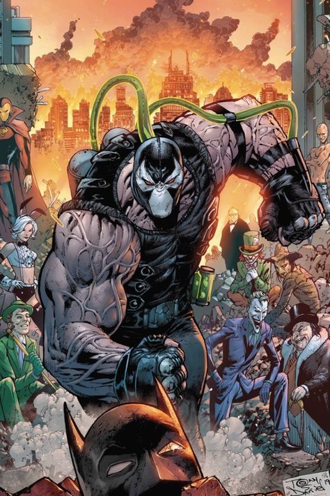 Bane Reading Order Dc Bane, Batman City, Bane Batman, Batman Rogues, Comic Book Villains, Batman Villains, Gotham Villains, Comic Villains, Univers Dc