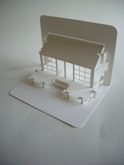 Pop Up Books, Arte Pop Up, Origami Architecture, Japanese Tea House, Pop Up Card Templates, Paper Architecture, Origami And Kirigami, Paper Engineering, Pop Up Art