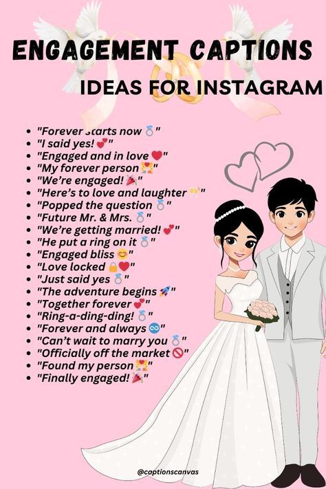 Marriage Announcement Ideas, Engagement Reel Ideas, Engagement Instagram Caption, Proposal Captions Instagram, Engagement Quotes Announcement, Engagement Quotes Getting Engaged, Engagement Announcement Captions, Creative Engagement Announcement, Engagement Announcement Ideas