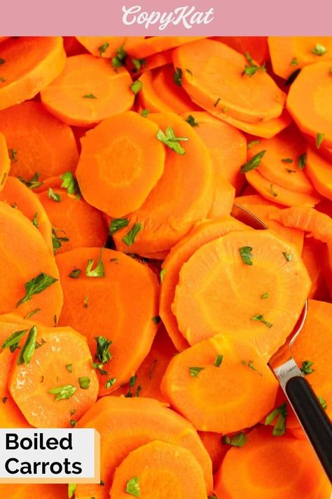 Enjoy the simple goodness of freshly cooked carrots. Learn how to cook carrots on the stove for a healthy side dish. Find out how long to cook carrots until soft and delicious. Get the super easy recipe for the best boiled carrots. They are great for a weeknight dinner or special occasions like Easter, Thanksgiving, and Christmas holidays!