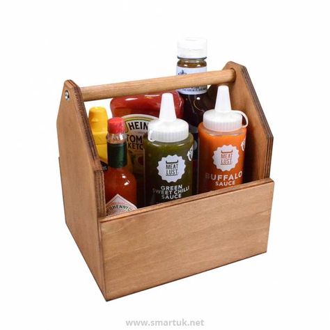 Table Caddy, Wooden Caddy, Cutlery Caddy, Condiment Caddy, Rustic Wooden Table, Rustic Restaurant, Kitchen Rustic, Pallet Creations, Condiment Holder