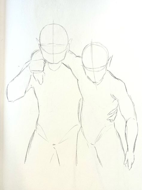 leaning on shoulder / injured pose reference Drawing Injured Poses, Injured Poses Drawing Reference, Hand Resting On Knee Reference, Helping Injured Drawing Reference, Pulling Drawing Reference, Yawn Reference Pose, Injured Character Reference, Person Fallen Down Reference, Wounded Person Drawing