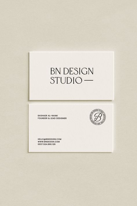 Elevating the customer experience with business card for BN Design Studio. Ready to elevate your customer experience? Click this pin to learn how we can work together. Interior Design Card, Interior Designer Business Card, Business Card Design Minimal, Buisness Cards, Business Cards Layout, Letterpress Business Cards, Professional Business Card Design, Business Card Design Inspiration, Minimal Business Card