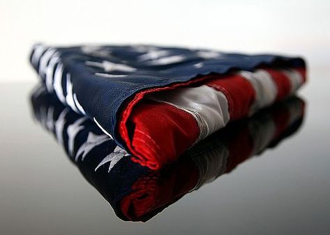 In Remembrance and Celebration on Memorial Day - Fox Hollow Cottage Folded American Flag, Folded Flag, Navy Life, Honor Guard, American Flags, Home Of The Brave, Us Soldiers, Man Up, Military Life