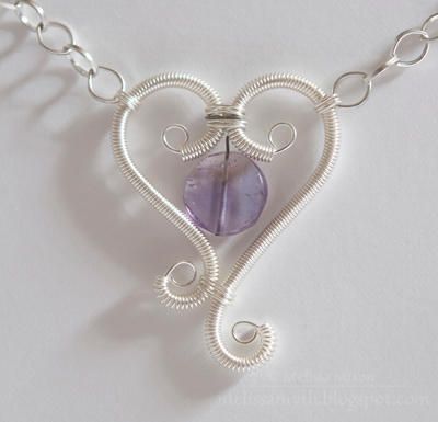 Heart and Soul Necklace by https://www.deviantart.com/melissamyth on @DeviantArt Necklaces Wire, Wire Wrapped Heart, Sister's Birthday, Wire Ideas, Wire Pendants, Wire Wrapped Stone Jewelry, Jewelry Knowledge, Wire Jewelery, Wire Wrap Jewelry Designs