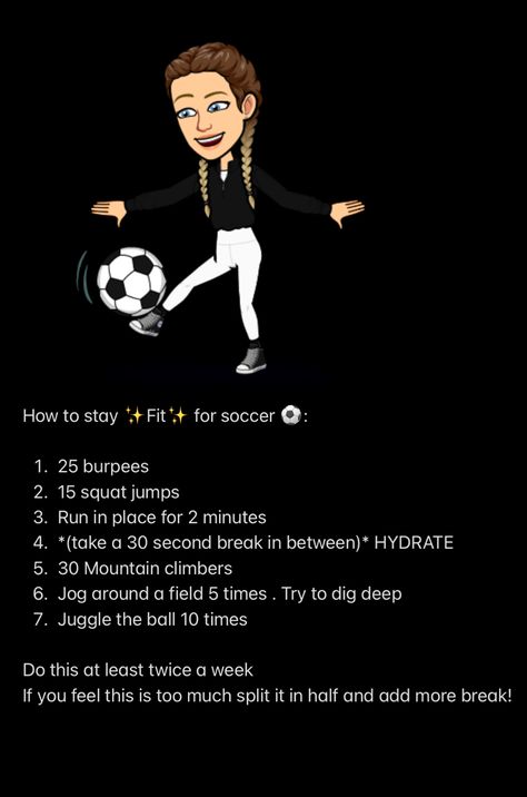 Soccer Off Season Workout, Soccer Routine, Soccer Workouts For Beginners, How To Practice Soccer At Home, Soccer Fitness Workouts, Conditioning Workouts Soccer, What To Bring To Soccer Practice, How To Get Good At Soccer, How To Get Better At Soccer