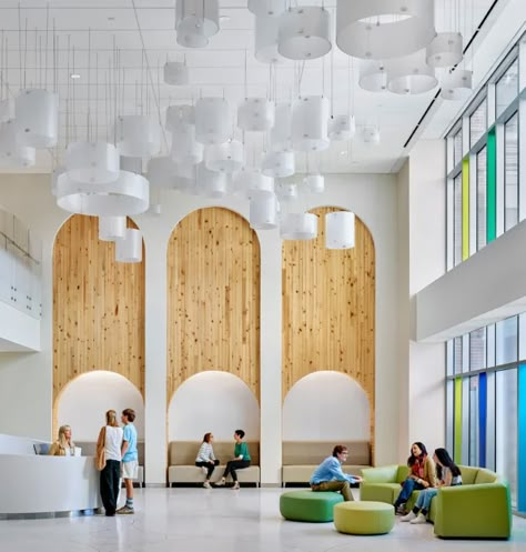 The Medical University of South Carolina children's ward was designed Healthcare Interior Design, Children Hospital, Hospital Interior, Hospital Interior Design, Sensory Room, Hospital Design, University Of South Carolina, Healthcare Design, Architecture Magazines