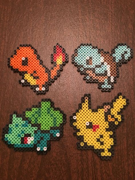 Pokemon perler bead Melty Bead Pokemon, Hama Beads Design Pokemon, Pokemon Melting Beads, Hamma Beads Ideas Pokemon, Pokemon Perler Bead Patterns Pikachu, Pokemon Pearl Beads Pattern, Pokemon Bead Art, Pearler Bead Pokemon, Small Pokemon Perler Bead Patterns