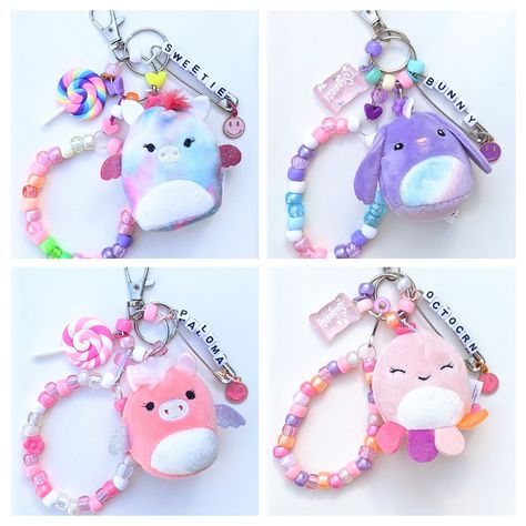 Squishmellow Keychains, Pink Cat Squishmallow, Pusheen Plush Keychain, Sanrio Keychain Plush, Mofusand Keychain, Pusheen Cat, Pusheen, Charm Earrings