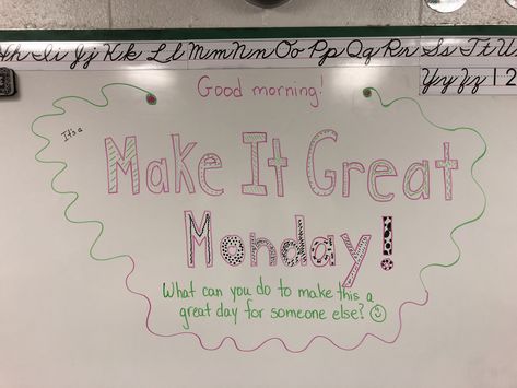 Monday Whiteboard Ideas, Monday Board Message, Daily Classroom Questions, Monday Writing Prompts, Monday Question Of The Day, Monday Whiteboard Message, Pride Bulletin Board, Monday Whiteboard, Monday Morning Message