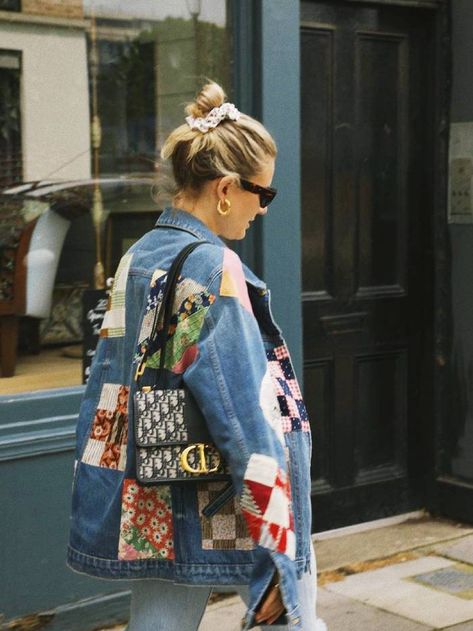 Patchwork Trends, Ropa Upcycling, Babysitters Club, Fashion Me Now, Upcycling Fashion, Portfolio Project, Patchwork Denim Jacket, Lucy Williams, Patchwork Fashion