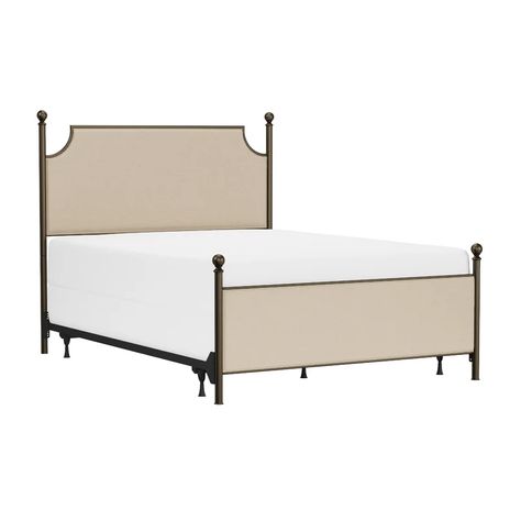 Laurel Foundry Modern Farmhouse Pemberton Heights Low Profile Standard Bed & Reviews | Wayfair Corner Headboard, Affordable Bedroom Furniture, Affordable Bedroom, Hillsdale Furniture, Nordland, Classic Bed, Standard Bed, King Headboard, Upholstered Panels