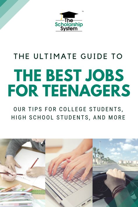 Most teens need some flexibility from their employers. Many of the best jobs for teenagers offer just that. Here's the ultimate guide to finding the best jobs for teens in High School and College. Jobs For High School Students, Teenager Jobs, Tips For College, Importance Of Time Management, Raising Teenagers, Best Jobs, Harvard Law, College Money, Saving For College