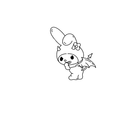 My Melody Sketch, My Melody Tattoo, Melody Tattoo, My Melody, Shoulder Tattoo, I Tattoo, Line Art, Tattoo Ideas, Tattoo Designs