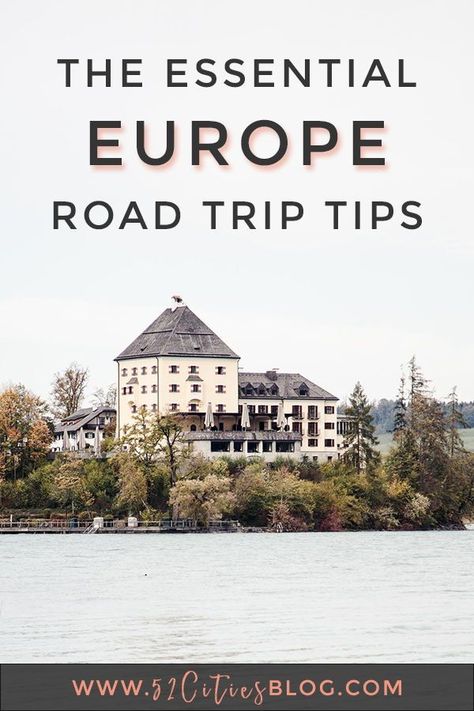 Is a European Road Trip on your bucket list? Click here are 5 tips you need to know before hitting the road on your Europe Road Trip, including how to choose your route, destinations, and map.     #RoadTripEurope #EuropeRoadTrip #RoadTrip #RoadTripping #Europe #EuropeTravel #EuropeVacation #BestOfEurope #EuroTrip #VisitEurope #EuropeanTravel #EuropeanTourism #CrossCountry #TravelTheWorld #AdventureAwaits  #BucketList #TravelGoals #WorldTraveller  #TravelBlogger #TravelBlog #52CitiesBlog Bucket List Europe, Beautiful Countries, European Road Trip, Road Trip Planner, Fall Road Trip, Road Trip Europe, Europe Itineraries, European Cities, Road Trip Destinations