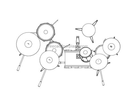 drum set Drum Set Drawing, Drum Drawing, Architect Data, Pool Houses Plans, House Plans Design, Floor Plans House, Sketch Architecture, One Storey House, Swimming Pool House