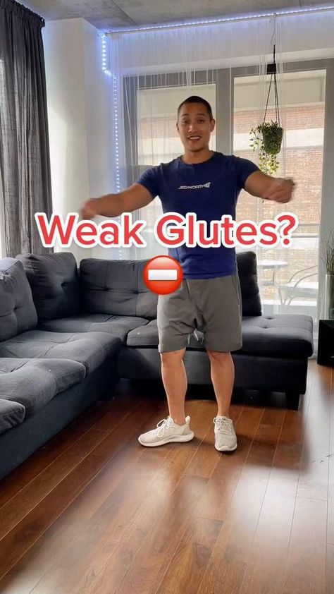 How To Strengthen Weak Glutes, Sitting Glute Exercise, Exercises For Weak Hips, Glutes Strengthening Exercises, Weak Legs Exercise, Low Impact Glute Exercises, Glutes For Beginners, Sit Routine Workout, Weak Glute Exercises