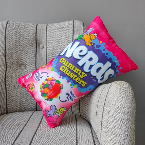 Nerds Gummy Clusters Pillow,Ornament Toys,Cute Soft Stuffed Fabric,Funny Novelty Food Pillow,For Cars,sweet&gummy Lovers,Kids Gift Decor Candy Themed Room, Comfortable Decor, Gummy Clusters, Cool Pillows, Candy Pillow, Candy Room, Candy Pillows, Candy Decor, Weird Furniture