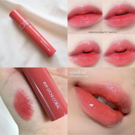 https://amzn.to/3Mdd5En Romand Juicy Lasting Tint, Skincare Hacks, Kawaii Makeup, Korean Eye Makeup, Makeup Accesories, Makeup Swatches, Lipstick Makeup, 가을 패션, Makeup Brands