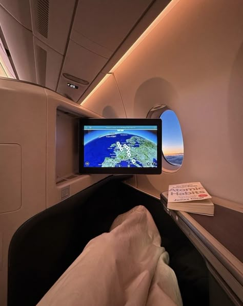 #travel British Airways Business Class Cabin, Business Class Flight Aesthetic, Air Aesthetic, Surfing Aesthetic, First Class Seats, Business Class Flight, First Class Flights, Future Aesthetic, Airport Aesthetic