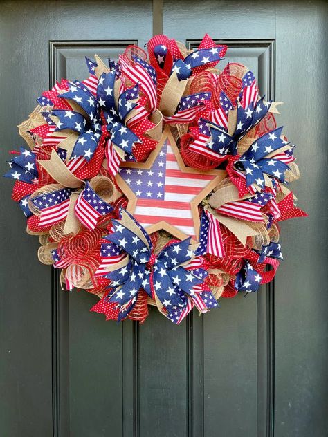 Rag tie wreath